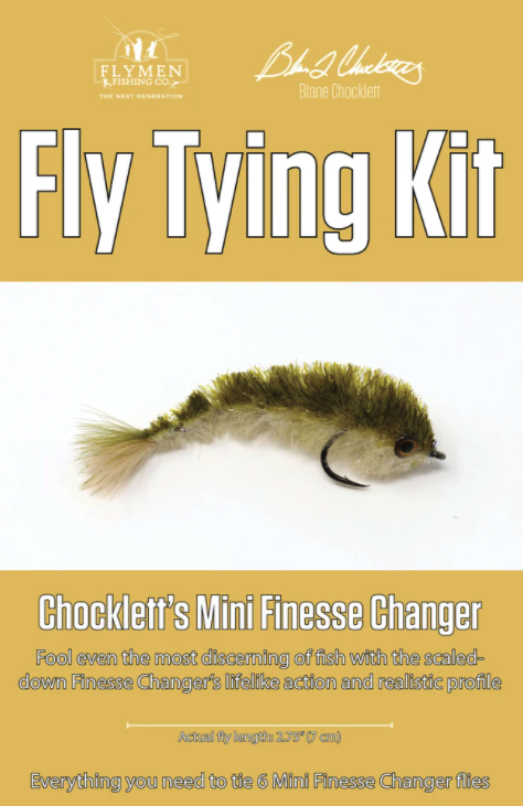 Flymen Fishing Chocklett's Mini Finesse Game Changer Fly Tying Kit